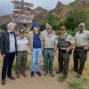 Jeff and Mike pose with California State Parks rangers and maintenance personnel